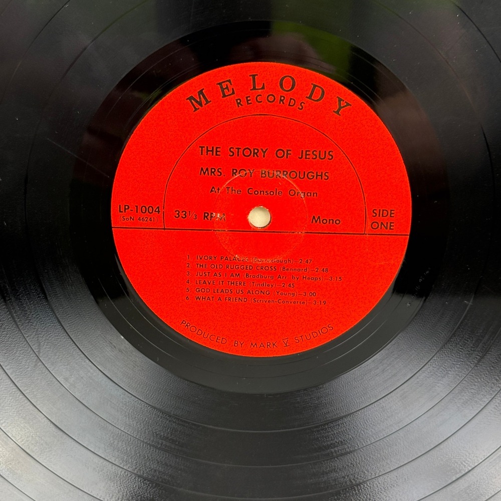 Melody Records The Story of Jesus LP Vinyl Record Black Excellent Gospel Organ - Picture 5 of 6
